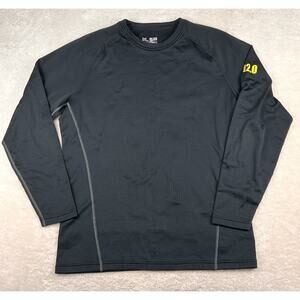 Men's Under Armour Base 2.0 Cold Gear Long Sleeve Crew Neck Fitted Shirt Sz 2XL